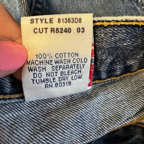 90s Lucky Brand Peanut Pant Jeans Womens 10 Bootcut Yellowstone Landman USA Made - Picture 6 of 9